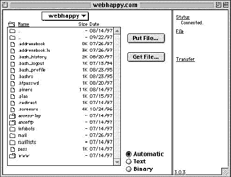 FTP Upload / Download Instructions